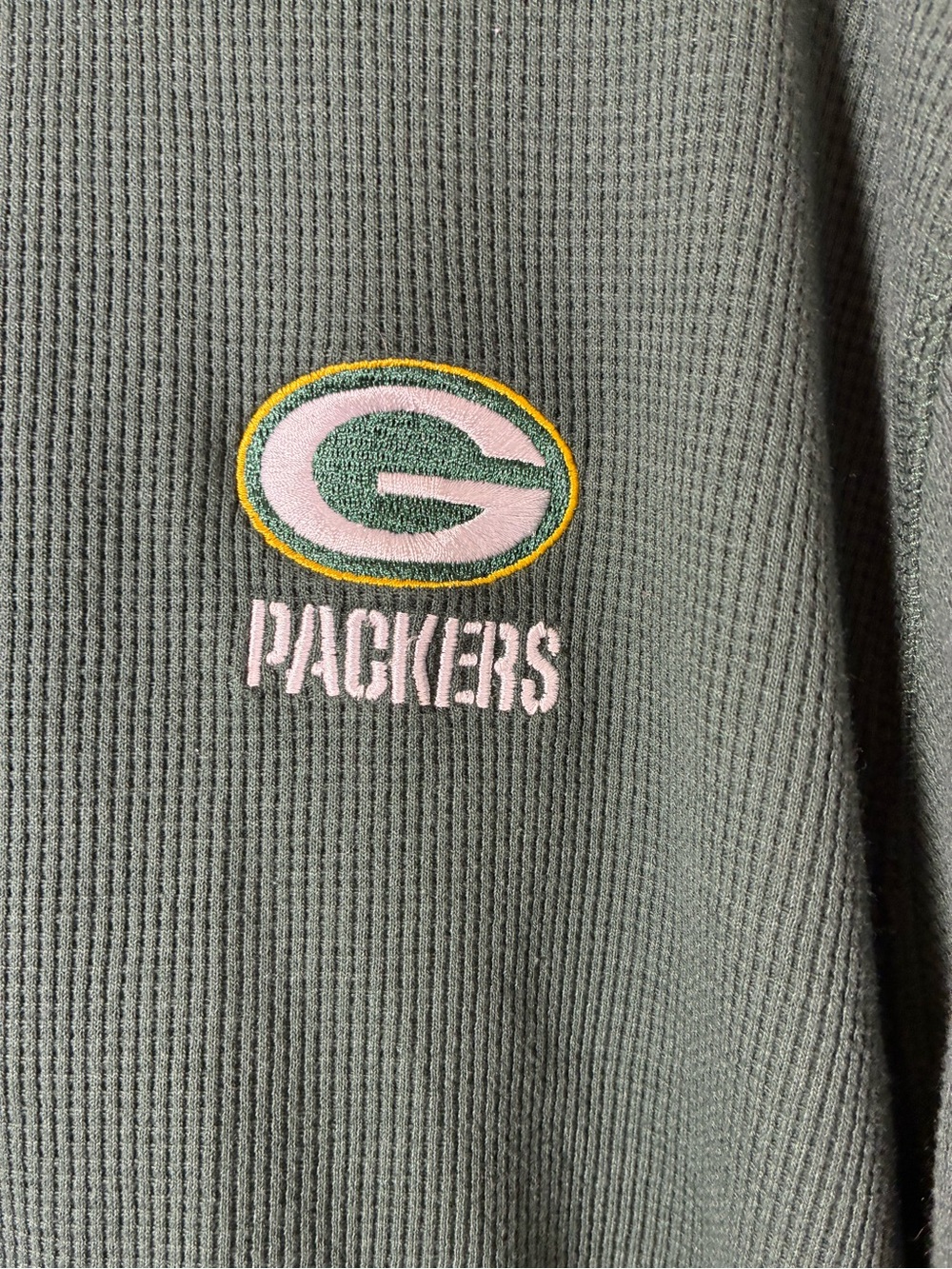 Green Bay Packers Ribbed Crewneck Sweater Mens Size 3X Long Sleeve